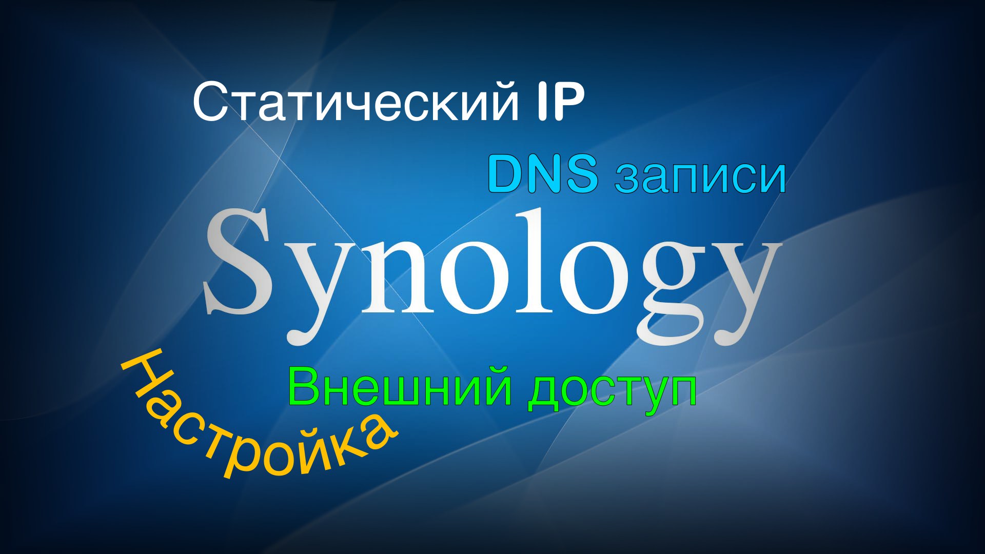 Synology настройка внешнего доступа по статическому IP адресу смотреть онлайн