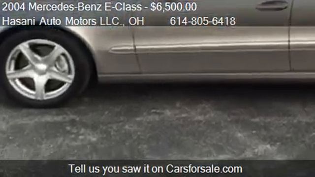 2004 Mercedes-Benz E-Class E500 4MATIC AWD Navigation System смотреть онлайн