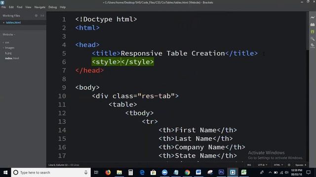 Tables | How to Create Responsive Table Creation Using Css and Html | Responsive Tables in Css смотреть онлайн