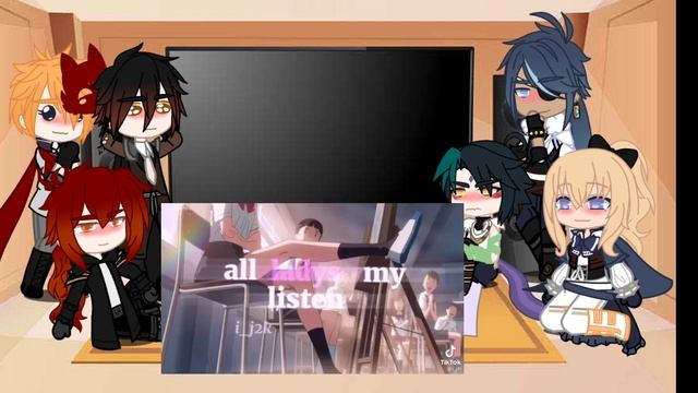 Genshin Impact react to f!y/n смотреть онлайн