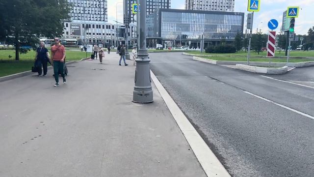 Пересадка с ж/д станции «Ховрино», (третьего диаметра), до метро «Ховрино» // 3 сентября 2023 года смотреть онлайн