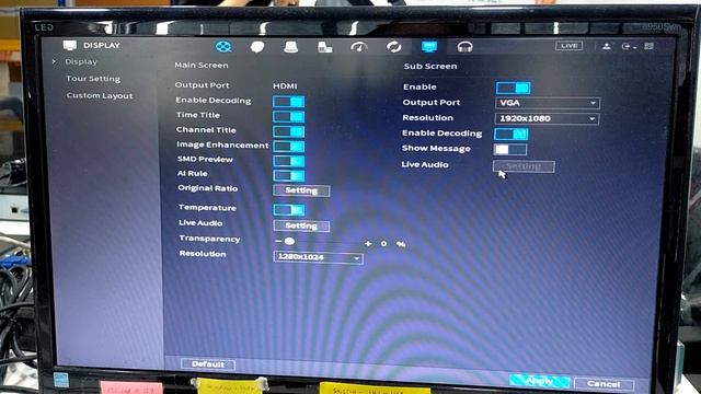 DAHUA - SPLIT SCREEN HDMI VGA смотреть онлайн