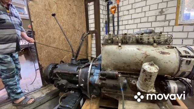 Запуск двигателя д-144 смотреть онлайн