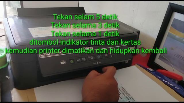 CARA MENGATASI LAMPU INDIKATOR PRINTER EPSON L355 MENYALA TIDAK BERKEDIP смотреть онлайн