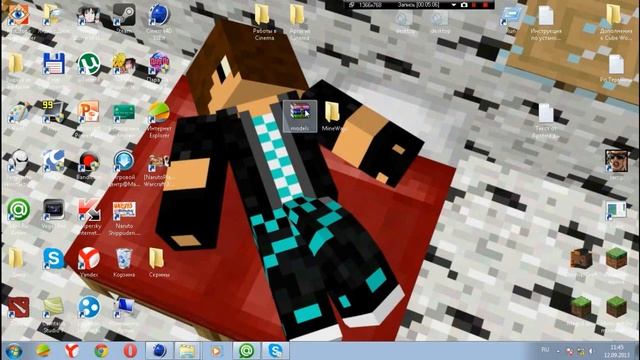 [Видеоурок] Как сделать анимационную картинку Minecraft смотреть онлайн