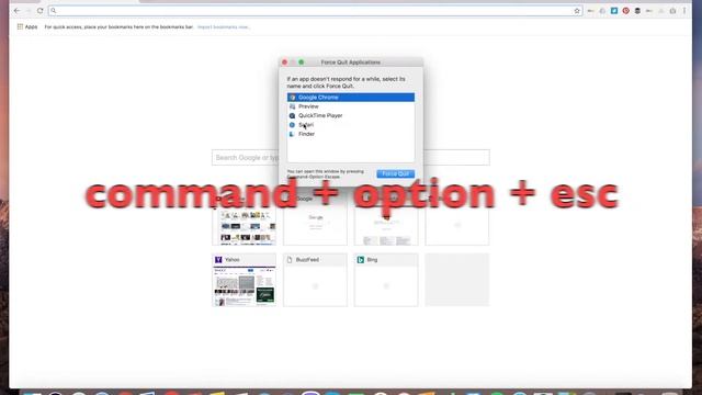 How to FORCE QUIT on MAC? (ctrl+alt+delete) смотреть онлайн