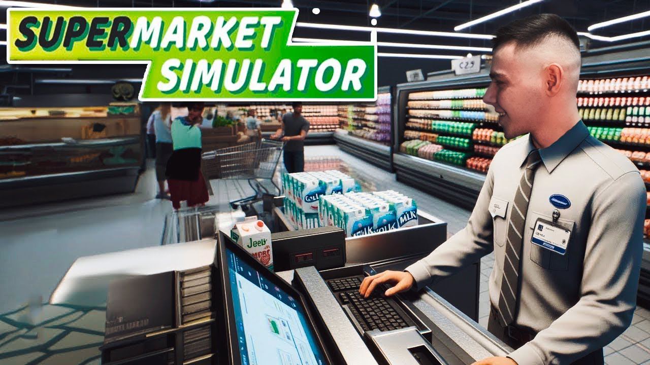ОТКРЫВАЕМ ДВЕРЬ НА СКЛАД (Supermarket Simulator) смотреть онлайн