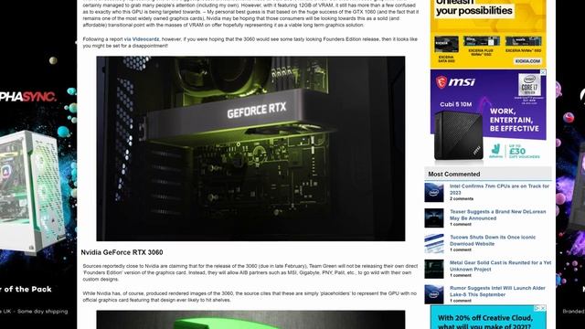 RTX 3060 Release Date LEAKS!!! смотреть онлайн