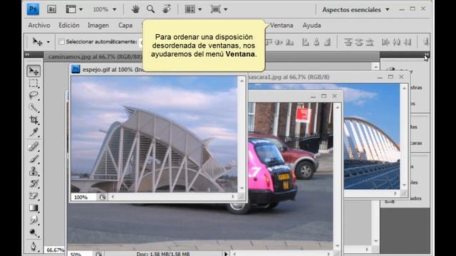 Photoshop CS4. Ejercicio: Manejar las ventanas del entorno trabajo. смотреть онлайн