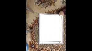 Как закрепить картину на подрамнике в рамку.