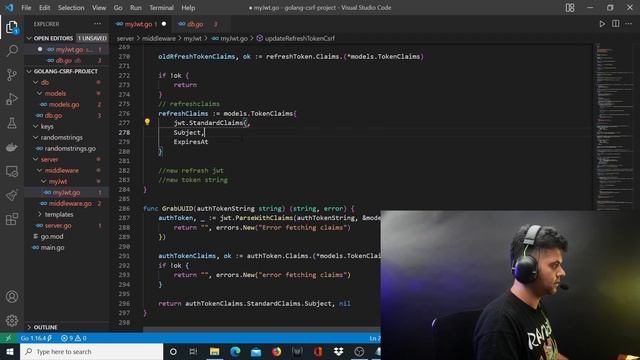 Golang Project Idea - CSRF Token Protection For API Security ?? PART - 15 #csrf-go смотреть онлайн