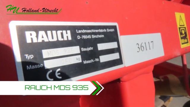 Occasion: Rauch MDS 935 kunstmeststrooier смотреть онлайн