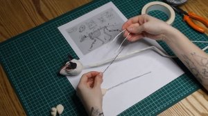 Игрушка в смешанной технике: Каркас