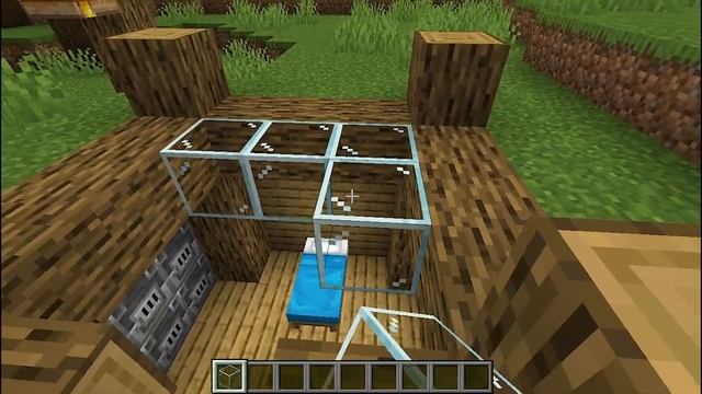 Стартовая БАЗА под землей за 2 минуты в Майнкрафте! смотреть онлайн