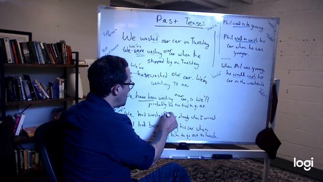 Review of all past tenses simple, present perfect, past perfect, used to Basic English Grammar смотреть онлайн