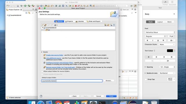 How to write your first program Hello World | Java смотреть онлайн