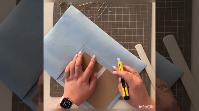 Универсальный трафарет для скрапбукинга (планера, блокнота, альбома и даже обложки на паспорт) смотреть онлайн