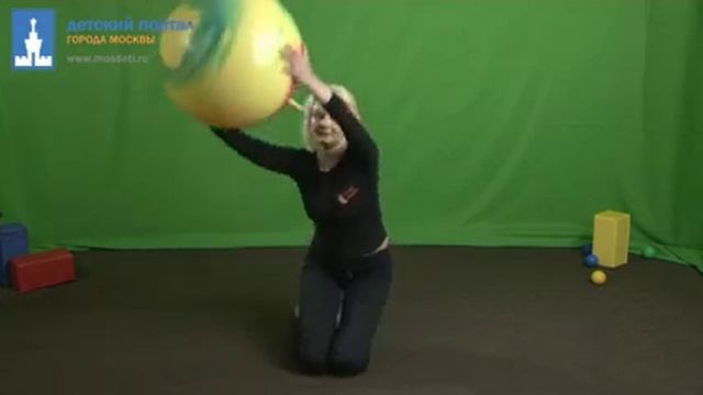 Комплекс упражнений с фитболом для детей 3-4 лет смотреть онлайн