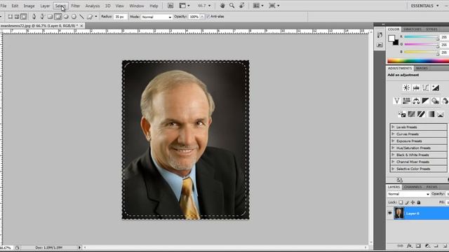 How To Create Round Corners In Photoshop CS4 смотреть онлайн