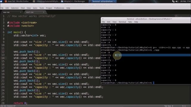 How Vector Works Internally In C++? STL In C++ смотреть онлайн