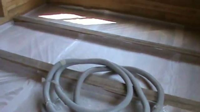 Эковата утепление пола