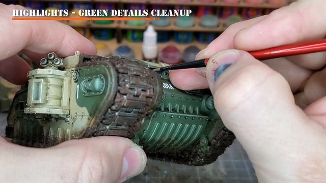 Rogal Dorn Battle Tank Painting Tutorial In Classic Cadian Camo