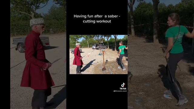 Развлекаемся после семинара по рубке шашкой смотреть онлайн