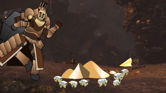 MHWorld Shots: Kulve Taroth in a Goldshell. смотреть онлайн