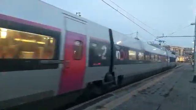 TGV 1625 treno prova da Nizza- Milano porta garibaldi- centrala x trenitalia смотреть онлайн