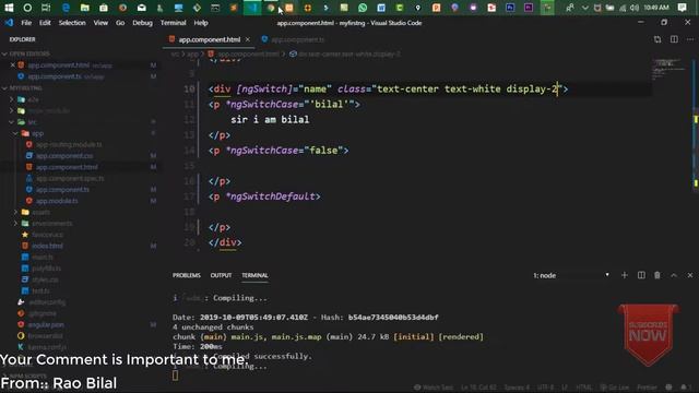 Angular 8 Tutorial - Part 17 - Ng switch in Angular 8 | Hindi / Urdu смотреть онлайн