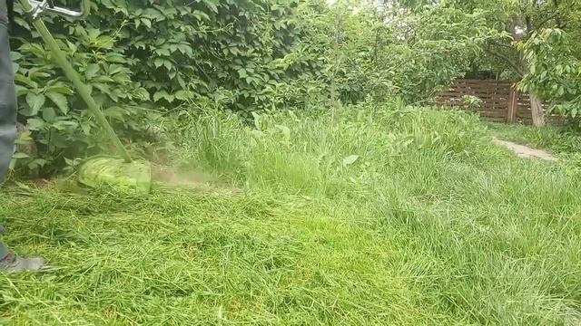 Електро коса 2 кВт, обзор, тест, покос травы електро смотреть онлайн