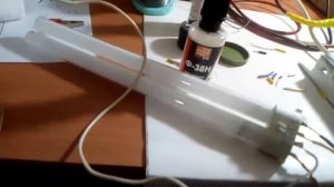 Подключение четырёхэлектродной КЛЛ мощностью 11 Вт цоколь 2G7/2G11 через дроссель 18 Вт.