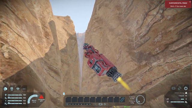 Space Engineers - APck single-thruster WASD tuning смотреть онлайн