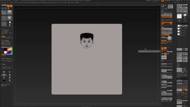 ZBRUSH : Drawing on a Plane and Transparency. смотреть онлайн