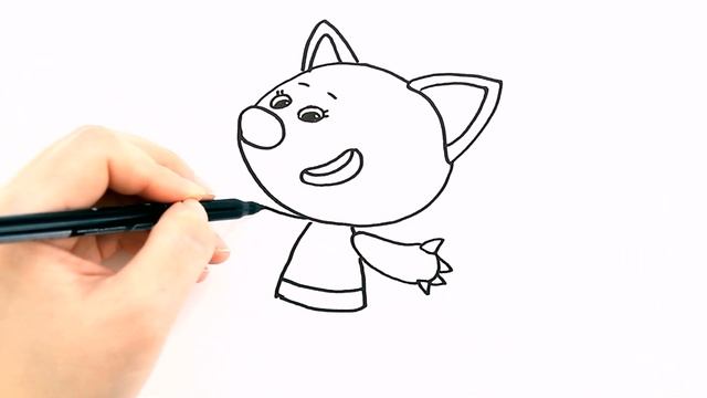 How to draw a Mimimishka. Мультик раскраска Ми-ми-мишки / MimiDom Art смотреть онлайн