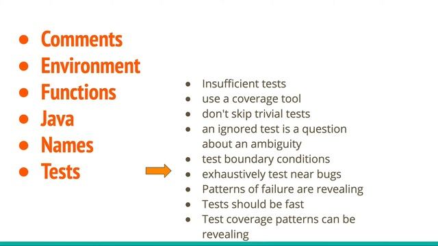 Clean code book review - chapter 17 Code smells and Heuristics смотреть онлайн