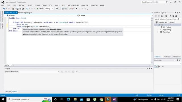 how to draw a line in vb.net gui | how to make a line in visual basic.net gui смотреть онлайн