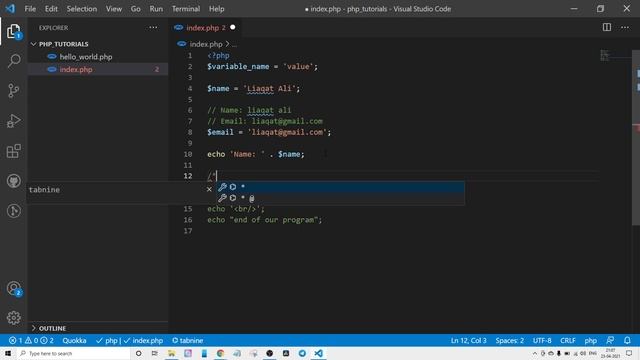 what is comment in PHP | PHP tutorial смотреть онлайн