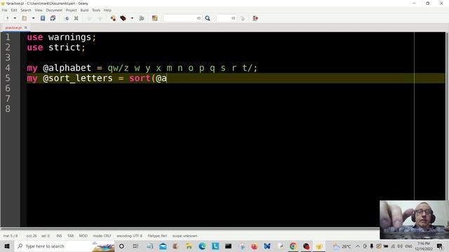 Perl Programming - Sort An Array - Beginners Tutorial 2022 смотреть онлайн