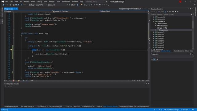 c# с нуля. Урок 15 Использование конструкции using смотреть онлайн