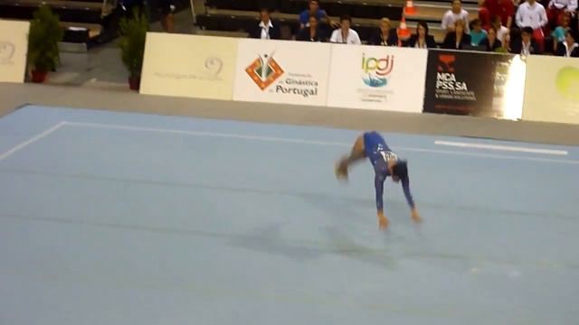 Jade Barbosa BRA FX Quals @ Anadia 2013 смотреть онлайн