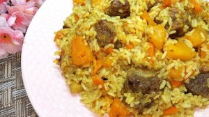 Вкуснейший ужин или обед. Понравится всем! Ароматный и полезный плов с тыквой. Простой рецепт