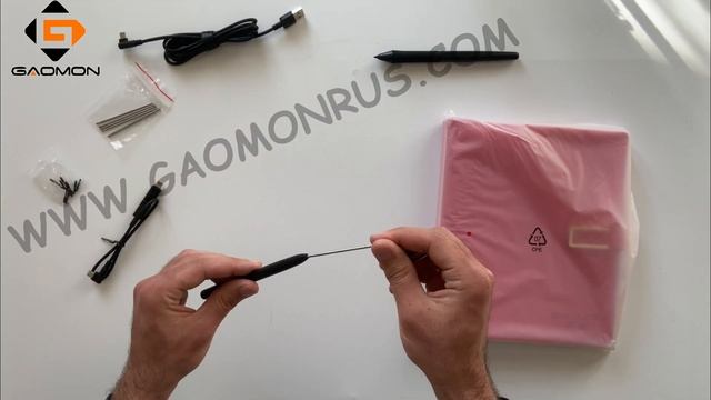 Распаковка unboxing - GAOMON Интеллектуальный графический блокнот (КОРАЛЛОВЫЙ) смотреть онлайн