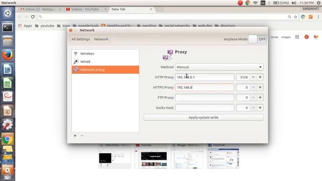 Change proxy setting in ubuntu смотреть онлайн