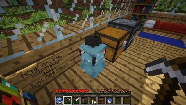 Minecraft ALS Ice Bucket Challenge with Steve! смотреть онлайн