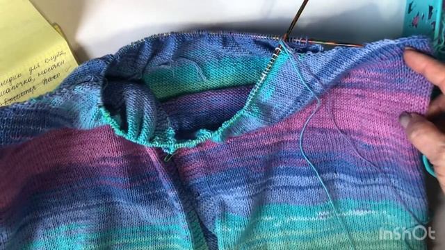 Месяц финишей. Отчет 4  /Жакет из  Alize Cotton Gold Batik /Футболка из NAKO