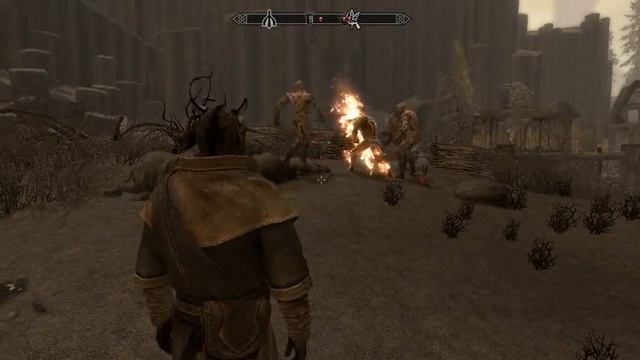 TESV Skyrim Эльфийский лук и меч на 1 уровне легально