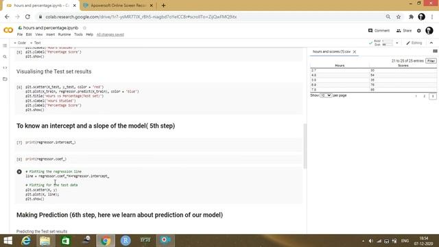 Students Marks Prediction Using Google Colaboratory (python) смотреть онлайн