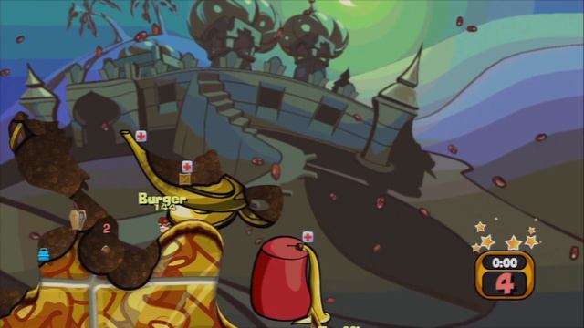 Worms 2: Armageddon (PS3) - Multiplayer - Gameplay #2 смотреть онлайн