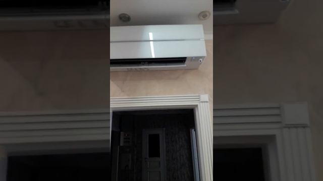 Монтаж мультисплита на 3 внутренних блока. Mitsubishi Electric с умным глазом. смотреть онлайн